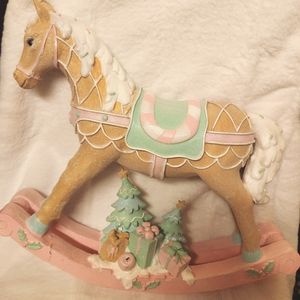 Mrs. Claus Bakery Rocking Horse
